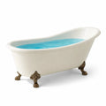 Baignoire en acrylique blanc avec pieds en fonte 170 cm