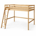 Lit mezzanine en bois de pin naturel 200x90 cm