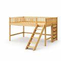Lit Mezzanine Enfant Bois Pin Massif 200x90 cm