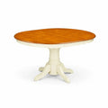 Table à manger en bois Marron et Blanc