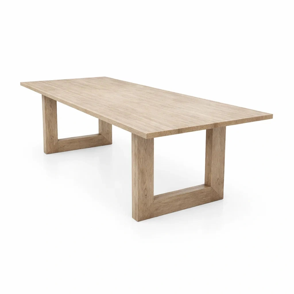 Table de Salle à Manger en Bois Chêne Clair 200x100x75 cm